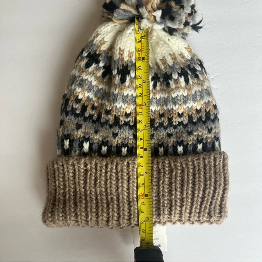 NWT Rooted Soul Neutral Knit Beanie OS